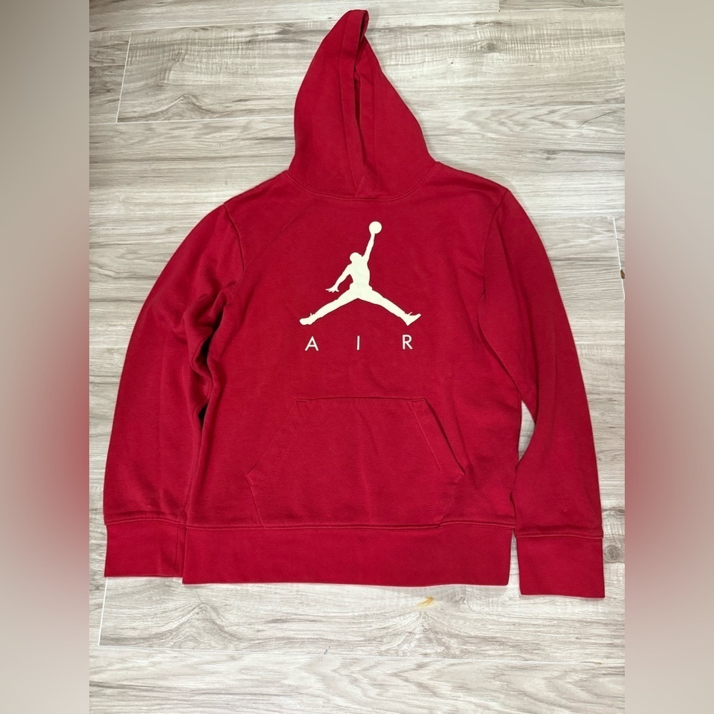 Jordan Red Hoodie child size L (12-13)